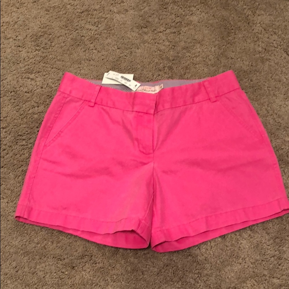 Jcrew pink shorts size 8 city fit 5” inseam